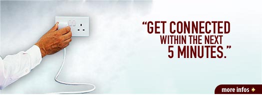 Get connected within the next 5 minutes